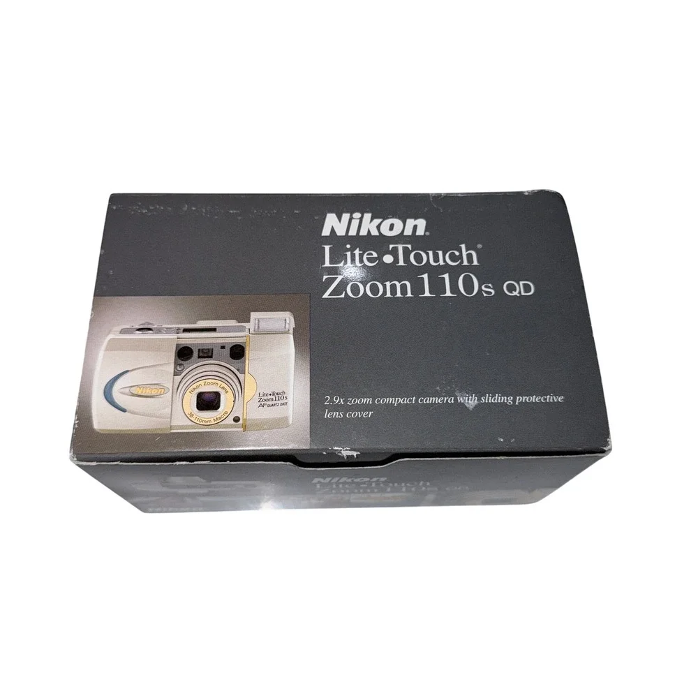 Nikon Lite Touch Zoom 110s QD 35mm Film Camera 38-110mm Macro